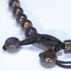 Natural Queensland Boulder Opal Beads on Adjustable Draw String