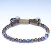 Natural Australian Opal Matrix Adjustable Bead Bracelet