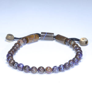 Natural Australian Matrix Opal Adjustable Bracelet