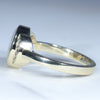 Gold Opal ring Side View