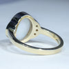 Solid Opal Gold Ring Rear View