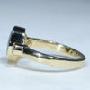 Gold Opal Ring Side View