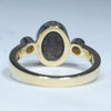 Solid Opal Ring Rear View