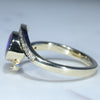 Gold Opal Ring Side View
