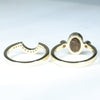 Both 18k Gold Rings Rear View