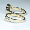 Both 18k Gold Rings Side View