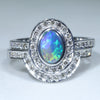 Natural Australian Crystal Black Opal