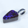 Silver Opal Pendant Side View