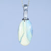 Natural Australian Boulder Opal Silver Pendant