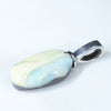 Silver Opal Pendant Side View