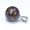 Sterling Silver - Solid Boulder Opal Matrix