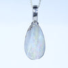 Natural Australian Boulder Opal Silver Pendant