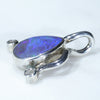 Silver Opal Pendant Side View
