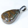 Sterling Silver - Solid Boulder Matrix Opal