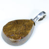 Australian Boulder Opal Matrix Silver Pendant with Silver Chain (15mm x 12mm) Code - ESP110