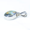 Silver Opal Pendant Side View