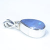 Silver Opal Pendant Side View