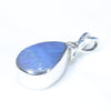 Sterling Silver - Solid Boulder Opal - Natural Diamond