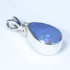 Silver Opal Pendant Side View