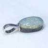 Silver Opal Pendant Side View