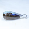 Silver Opal Pendant SIde View