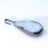 Silver Opal Pendant Side View