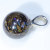 Solid Opal Pendant Rear View