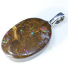Sterling Silver  - Solid Boulder Opal Matrix
