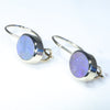 Gold Opal Earring Side View