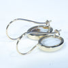 Solid Opal Earrings Rear View
