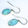 10k Gold - 2 Solid Boulder Opals