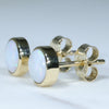 Easy Wear Gold Opal Earring Stud Design