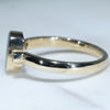 Gold Opal Ring Side View