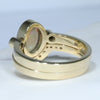 Easy Wear Gold Opal Engagement Ring Design