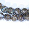 Boulder Opal (47cm Long) Round Faceted Beaded Necklace Code - NO483