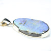 Large Australian Boulder Opal Gold Pendant (31mm x 23mm) Code - AA02