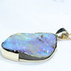 Solid Opal pendant Side View