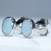 Easy wear Silver Opal Stud Design
