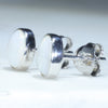 Easy Wear Silver Opal Stud Design