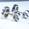 Solid Opal Studs Rear View