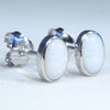 Sterling Silver - Solid White Opal