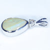 Sliver Opal Pendant Side View