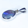 Silver Opal Pendant Side View