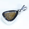 Solid Opal Pendant rear View