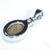 Solid Opal Pendant rear View
