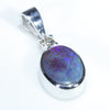 Easy Wear Small Silver Opal Pendant Design