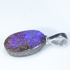 Solid Opal Pendant Side View