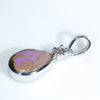 Sterling Silver - Solid Queensland Boulder Opal - Natural Diamond
