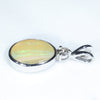 Silver Opal Pendant Side View