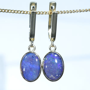 OPAL GOLD EARRINGS | Natural Australian mined Opal